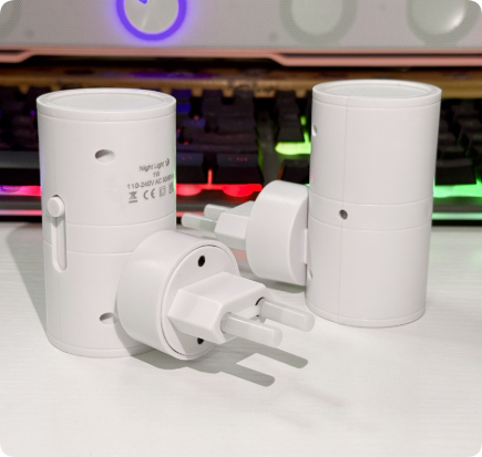 2pc Dimmable LED Night Lights – Soft, Adjustable Glow for Every Space