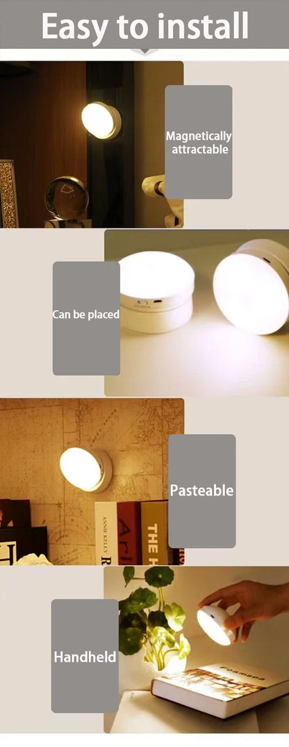 Rotating Light Motion Sensor Activated