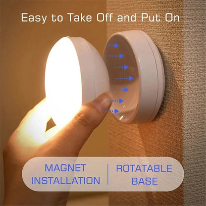 Rotating Light Motion Sensor Activated