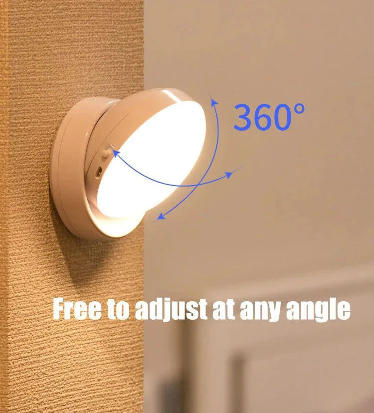 Rotating Light Motion Sensor Activated